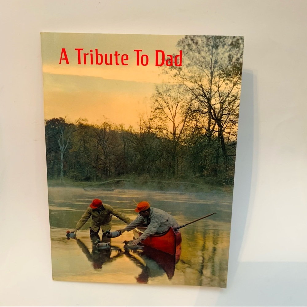 Father's Day Book, A Tribute To Dad. Vinatge Hallmark Book 1965